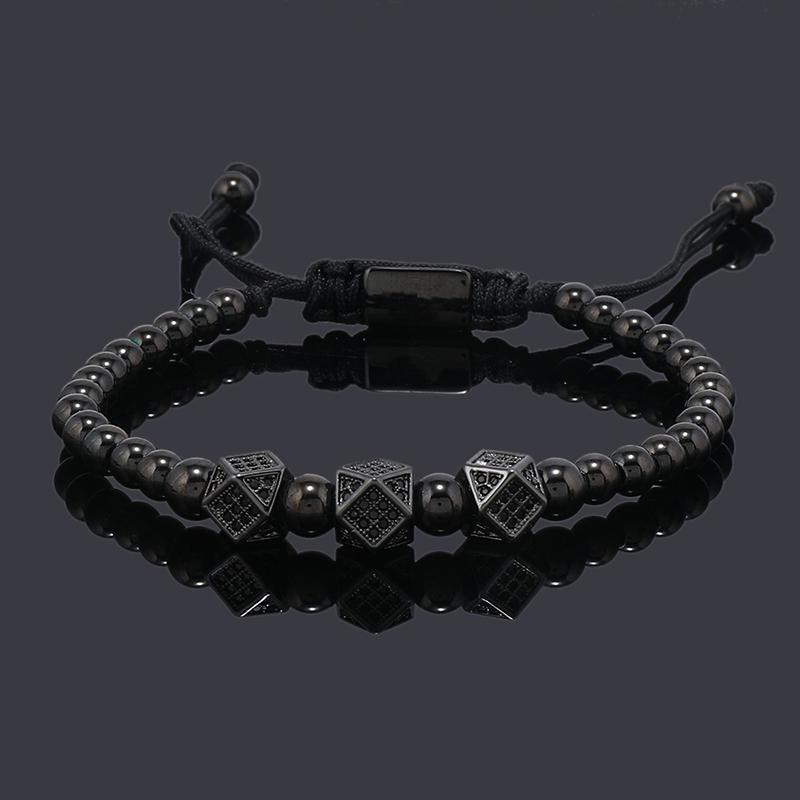 Luxury Roal Rafa Man Bracelet For Women Stainless Steel Beaded Hand Jewelry Couple Gift