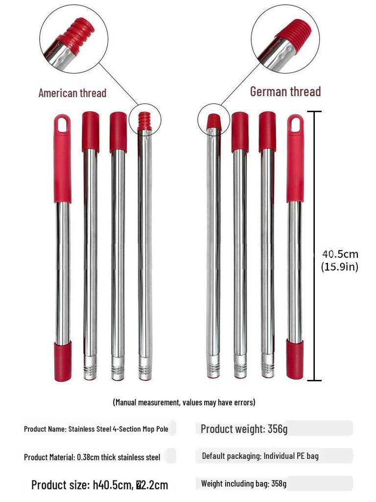 Hot-Selling Spin Mop Compatible Head and Pole Disc Accessories