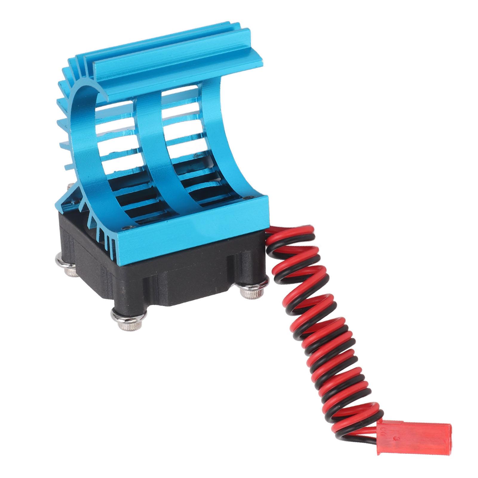 

Hobbyfans RC Motor Heatsink with Cooling Fan Aluminum Alloy Blue 5V Fit for 2838 2845 Brushless Motor