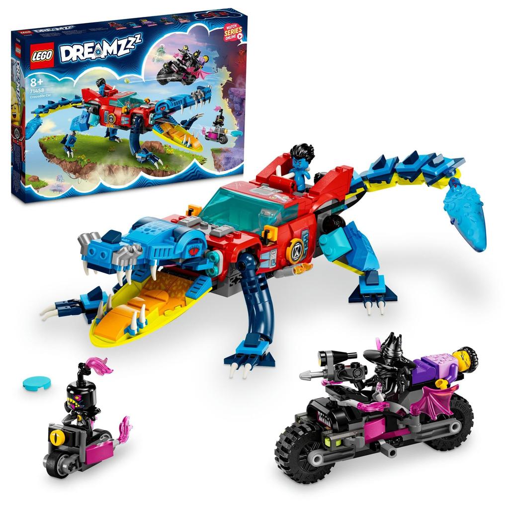 LEGO Dreams Crocodile Vehicle Toy Present Birthday Block Christmas Boys Girls Children 8 Years Old 9 Years Old 10 Years Old Elementary School Pretend