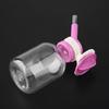 Pet Dog Hanging Drinking Bottle Head Fountain Portable Cat Water Dispenser(S 150ml Pink)