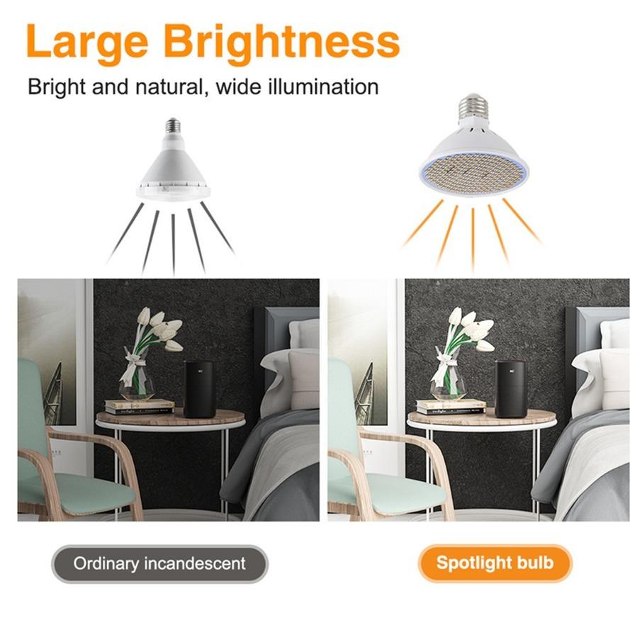 LED Spotlight Bulb E27 Lamp 30W 50W 80W Lampara 85V- 265V LED Corn Light Bulb Energy Saving Lamp Smart Home Living Room Lighting