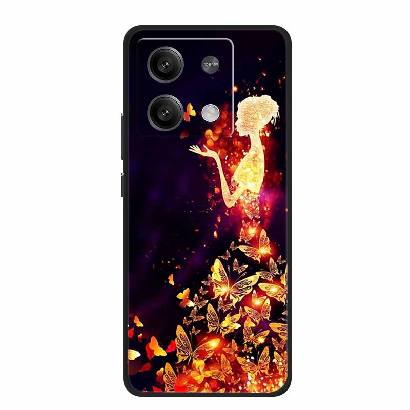 For Redmi Note 13 Pro 5G Case Lovely Soft Painted Cats TPU Silicone Funda For Xiaomi Redmi Note 13 5G Cover Etui Note13 Pro Plus