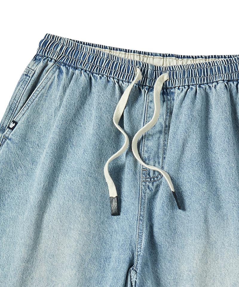 LIFEWORK Damen Basic Denim Bermuda-Hose
