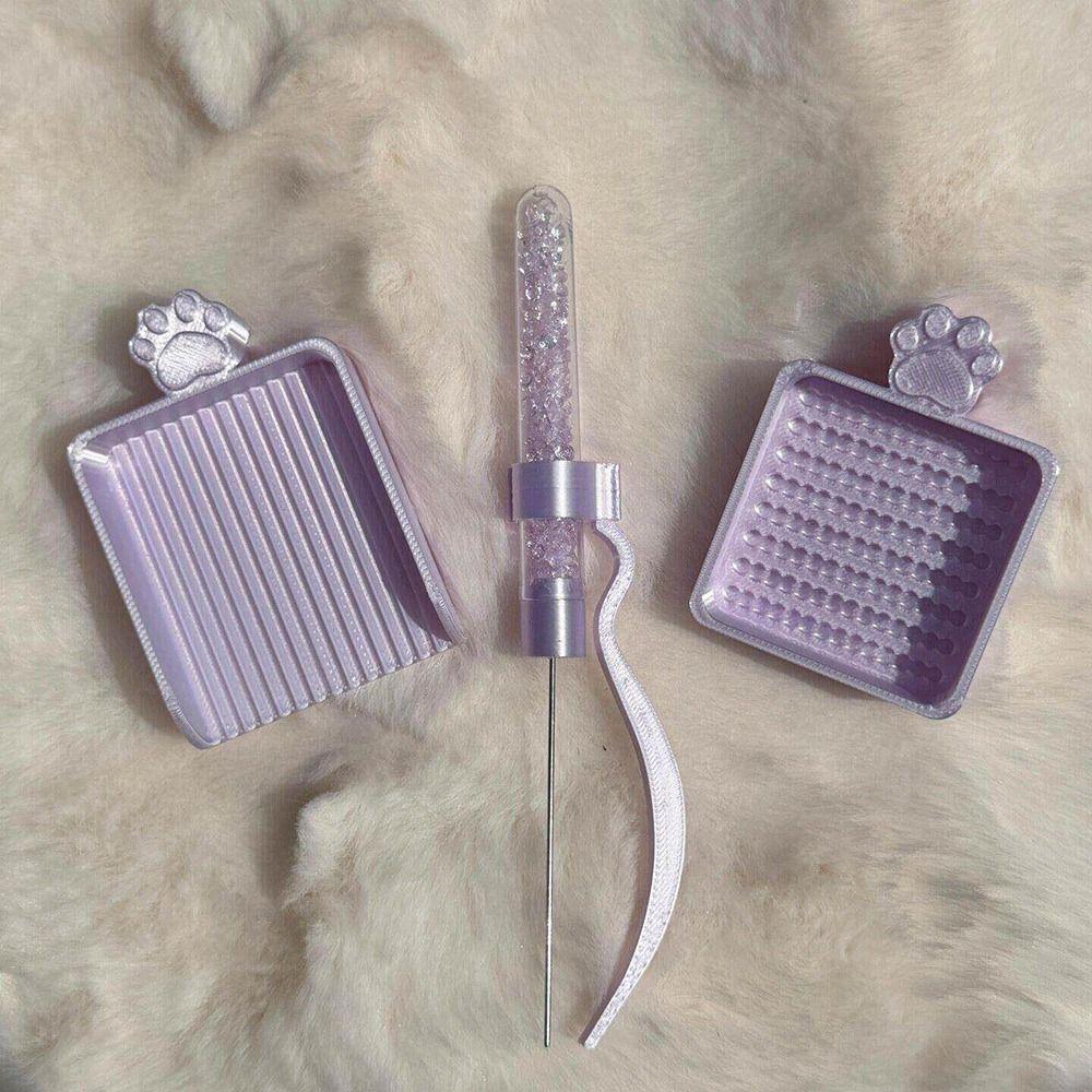 3PCS Cat's Paw Fuse Bead Pen Set DIY Collage Bead Tool New Bead Pick Pen