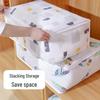 Cotton Quilt Storage Bag Organizer - Large Capacity, Waterproof & Moisture-Proof for Clothes and Quilts