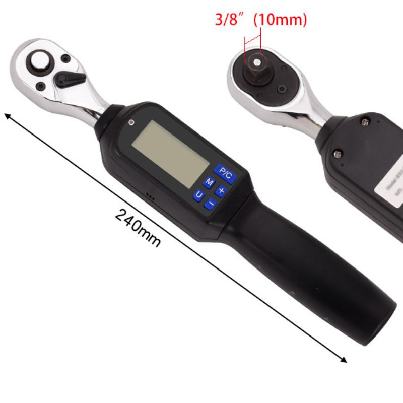 Mini Digital Display Torque Wrench High Precision 100Nm Torque Measuring Tool Car And Bicycle Repair Spanner
