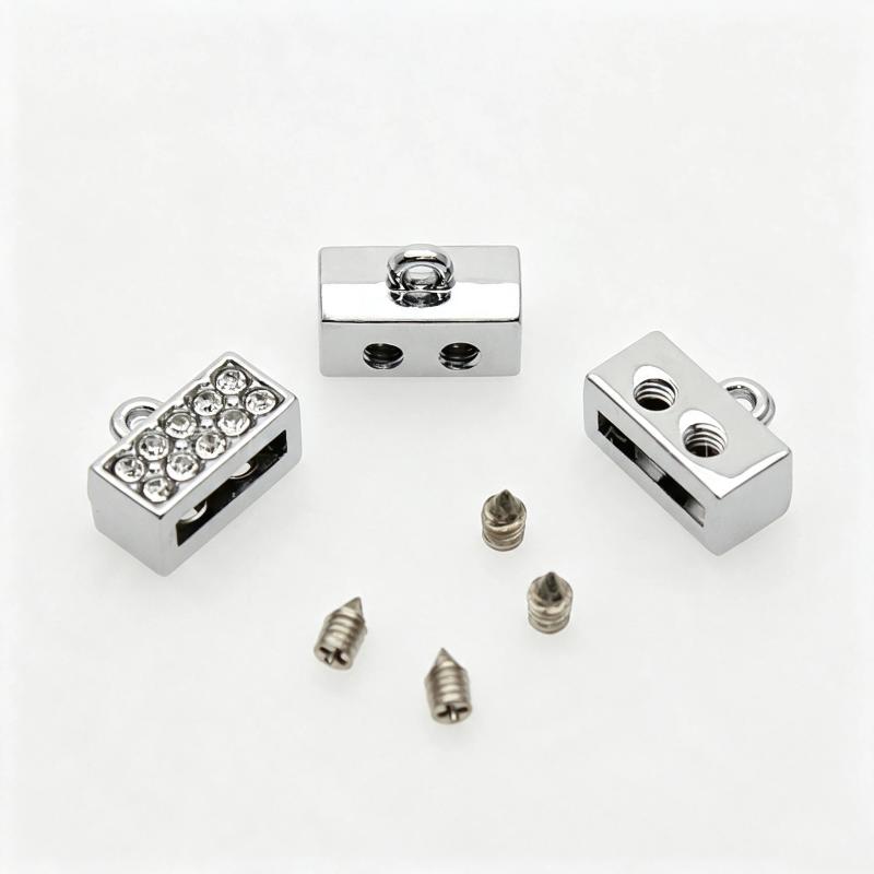 5/10Pcs Jewelry Diy Accessories 8Mm Crystal Connector Charms For Bracelet Making Keychain Phone Strip Women Gift