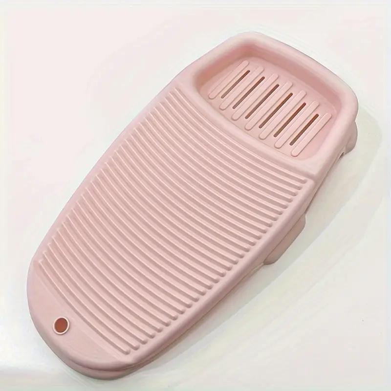 Compact & Sturdy Handwashing Washboard - Non-Slip, with Soap Storage, Ideal for Delicates and Small Items