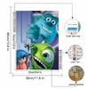 30x40cm Disney Diamond Painting Art Monsters Inc Full Diamond Handmade DIY Dot Decorative Painting