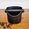 Coffee Knock Box Shock-Absorbent Espresso Dump Bin Anti-slip Espresso Knock Box with Removable Knock Bar Grind Waste Bin