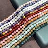 1 Strand Natural Stone Faceted Rondelle Beads 6.5×7.5mm, 38cm Loose Gemstone Beads For DIY Bracelet Necklace Jewelry Making