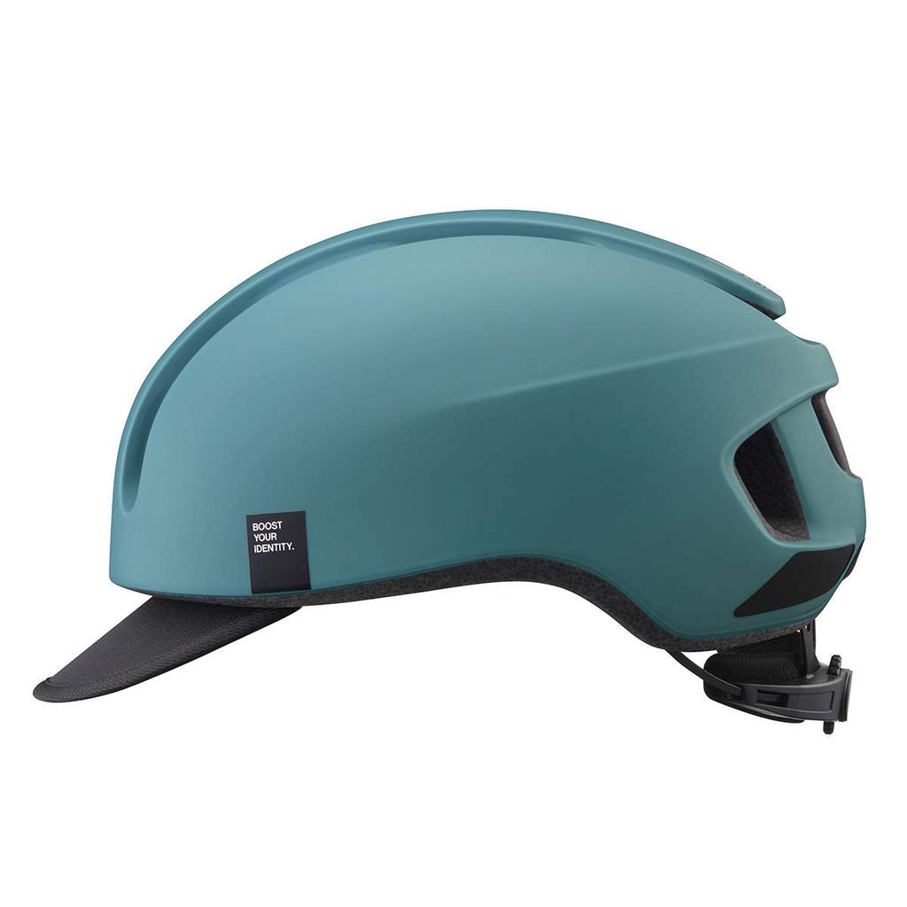 KABUTO Canvas Rower Miejski Płótno Matowy Popielaty Kask Rekomendowany przez JCF, M/L (57-59 cm), Niebieski,