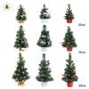 20/30/40cm DIY Christmas Desktop Tree with Ornaments - Potted Decorations