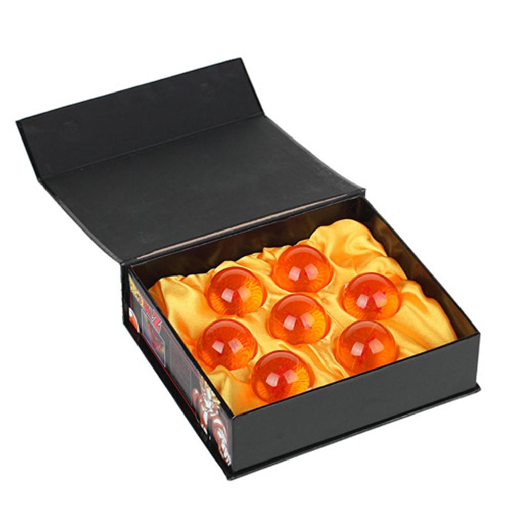 L/&6 Anime Dragon Ball Ornaments Crystal Ball Collectible Figures Toys 7pcs