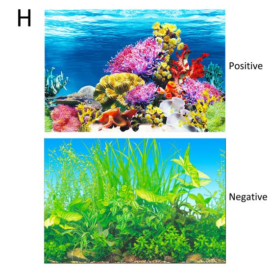 Poster Sfondo Acquario Oceano Autoadesivo Pesci Acquario Sfondo Adesivo Decorazione