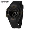 Sanda Multifunctional Dual-Time Sports Watch for Teens - Stopwatch, Waterproof, Luminous, Electronic