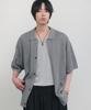 Newaube Crochet Short Sleeve Knit Cardigan Gray