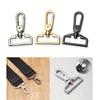 2Pcs 38mm Metal D-Ring Swivel Eye Clasps - Large for Craft Bags, Belts, Webbing & Keychains