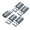 5Pcs Type-C To USB 3.0 Adapter USB-C Female To USB Male Converter with Fast Charging And Data Transfer Universal USB-C Connector