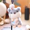 Cute Chef Hat Hamster Plush Keychain Little Mouse Stuffed Doll Keyring Cartoon Plush Toys Backpack Hanging Decoration Bag Charm
