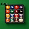Non-deforming Pool Ball Storage Box 16 Holes Billiard Tray, Billiards with Anti-Slip Arc Concave, Anti-slip Holder 3D Printed Tray for