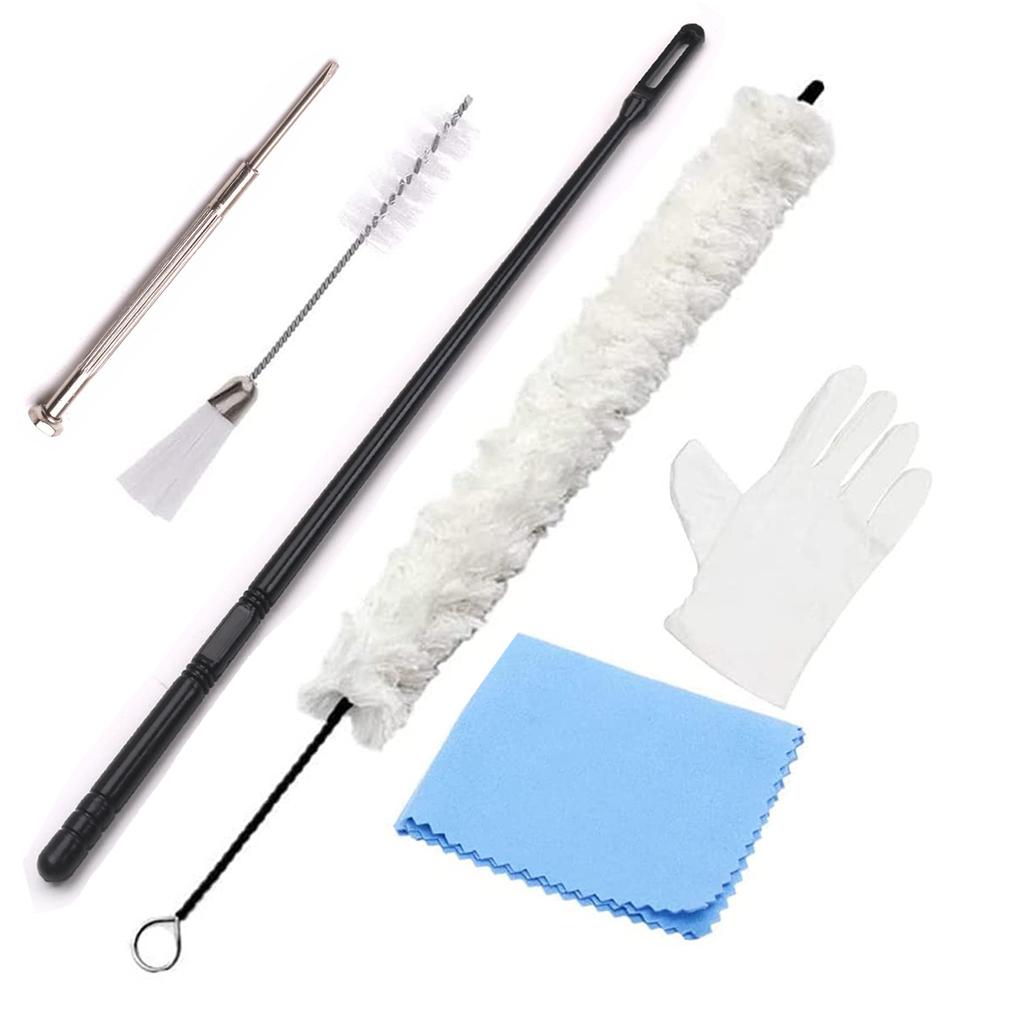 6-Piece Saxophone Cleaning Set: Cleaning Rod, Cleaning Cloth, Brush, Maintenance Tools, Wind Instrument Repair Accessories