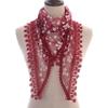 Korean Floral Tassel Shawl: Lightweight Summer Sun Protection Scarf