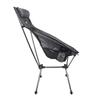 Cascade Super Lightweight High Back Camping Chair Comes with Carry Bag Outdoor Beach for Sporting Events (gray)