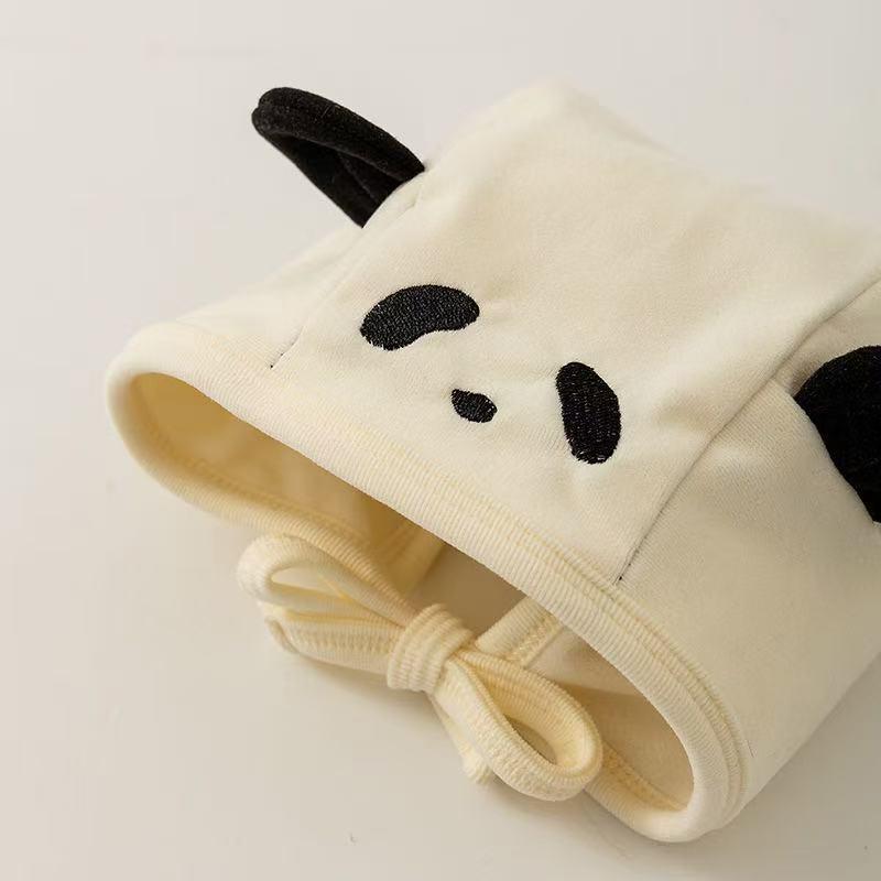 Super süße Baby-Mütze im koreanischen Stil mit Ohrenschutz – Dünne Baumwolle für Frühling & Herbst, Perfekt für Neugeborene, Kleinkinder, Jungen & Mädchen.