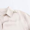 Kaslead New Arrival Women's Fashion Style Stylish Simple and Versatile Silk Satin Texture Classic Shirt 8741036