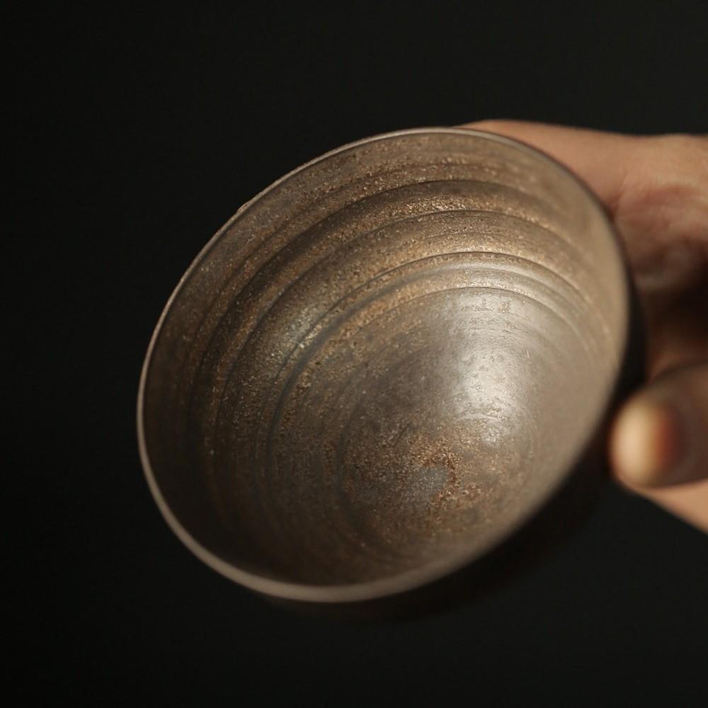 Ancient Style Kung Fu Tea Cup Portable Handmade Tea Cup Handmade Stoneware Tea Cup  for Tea Making