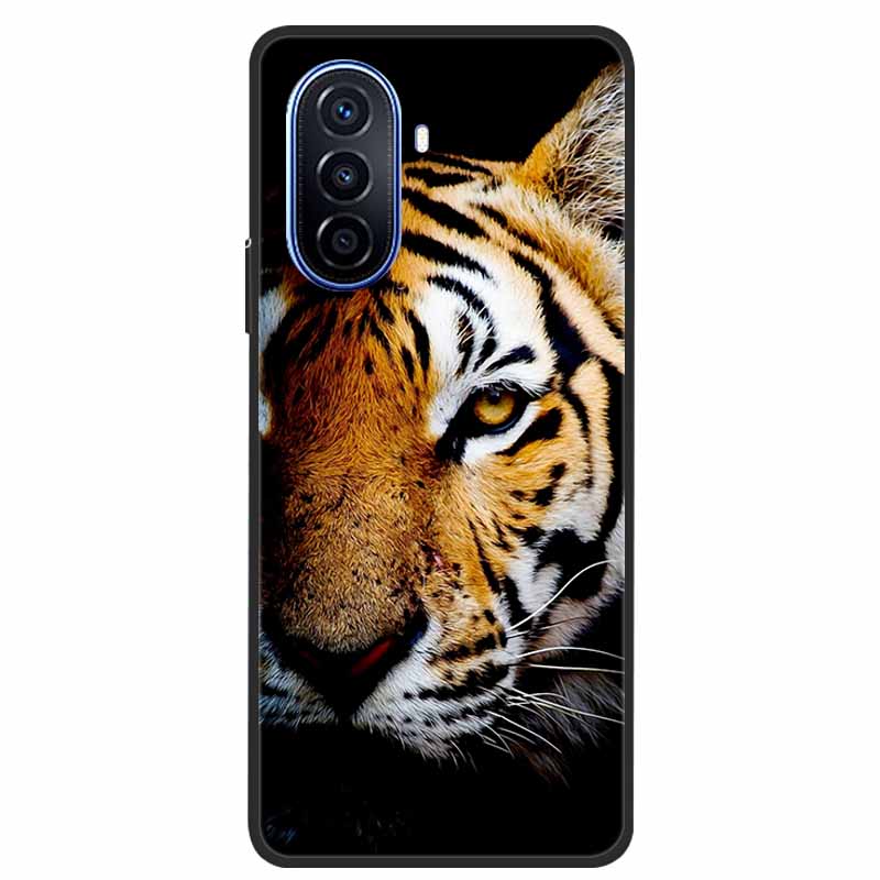 For Huawei Nova Y70 Plus Case Wolf Black Silicone Soft Phone Case For Huawei Nova Y70 Back Cover Case NovaY70 Y 70 Funda Coque