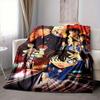 1pz Coperta Morbida e Calda in Flanella Detective Conan, Coperta Plaid Multiuso per Divano, Poltrona, Ufficio, Letto, Campeggio, Viaggio