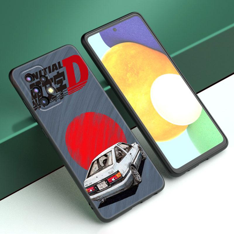 Initial D AE86 Phone Case For Samsung A13 A22 A24 A32 4G A23 A25 A34 A35 A52S A53 A54 A55 A73 5G A12 A14 A15 A31 A33 A50 A51 A72