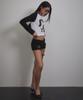 Bunteu Kiss Me Graphic Long Sleeve (Black)