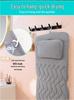 4D Non-Slip Bathtub Mat with Pillow and Suction Cups