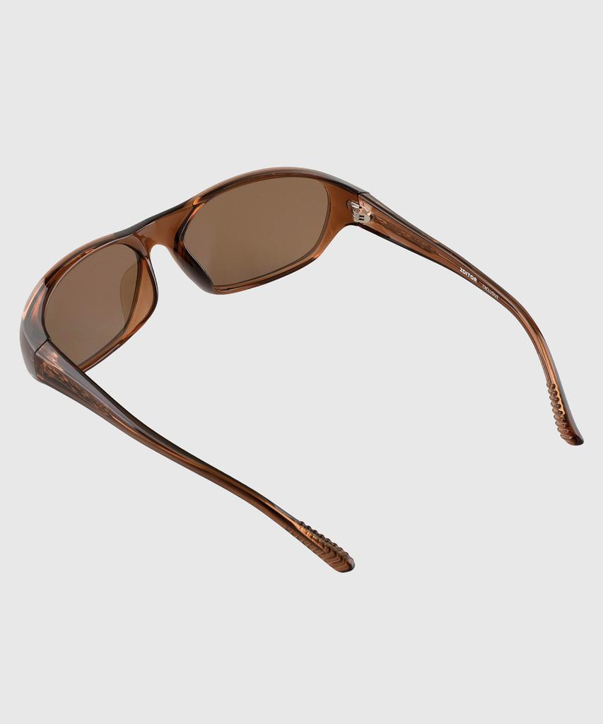 Tuditeo Cor Large Size Uv400 Sunglasses Nylon Tinted Lenses C4 Brown