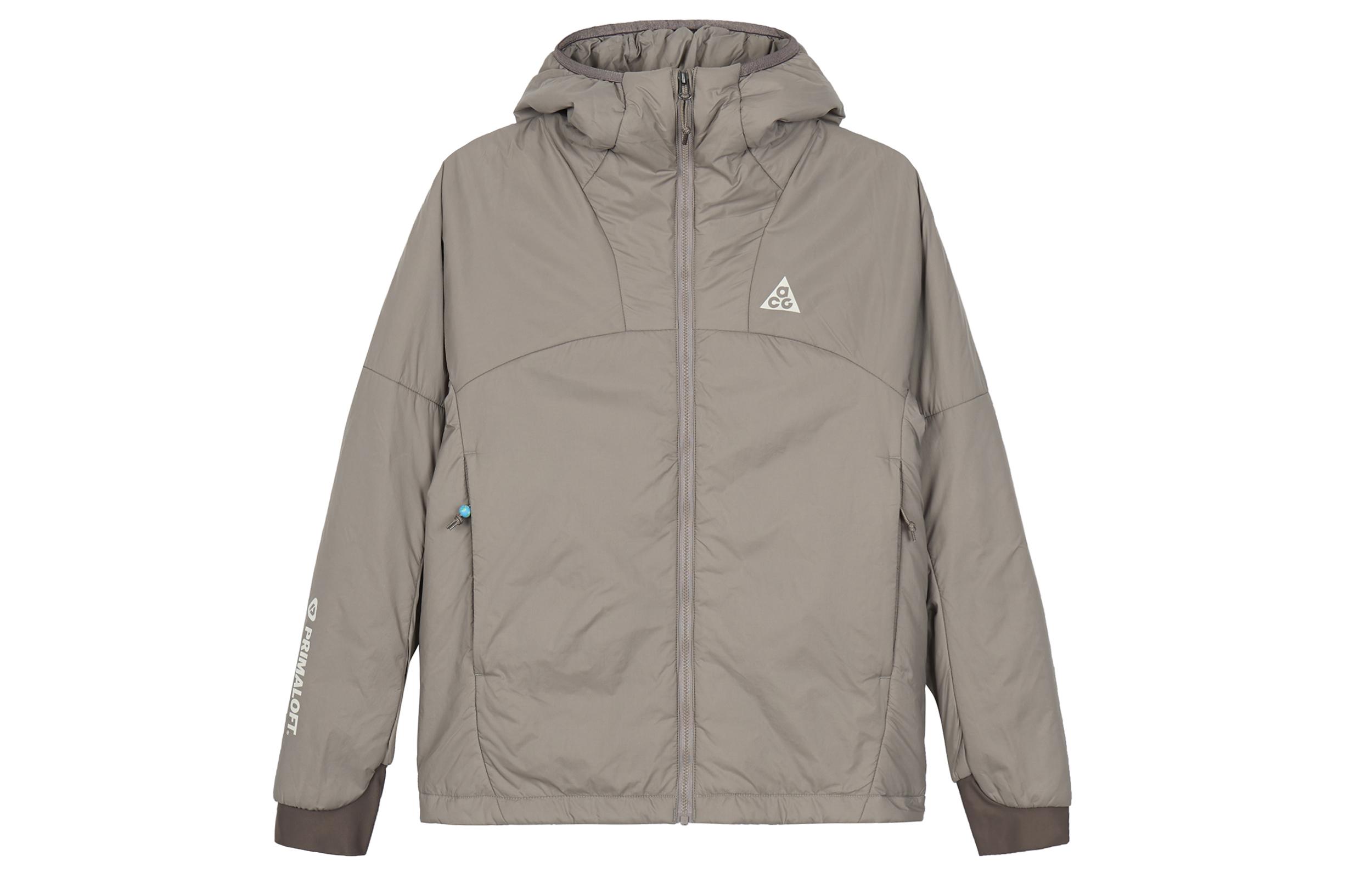 Nike Jackets Women s Gray Brown Hooded Moderate Other DQ5841-087 S