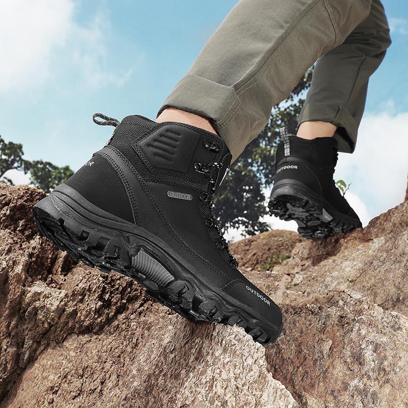 TUINANLE Outdoor Hiking Shoes Walking Hiking Boots Non-SlipTactical Trekking Shoes for Men
