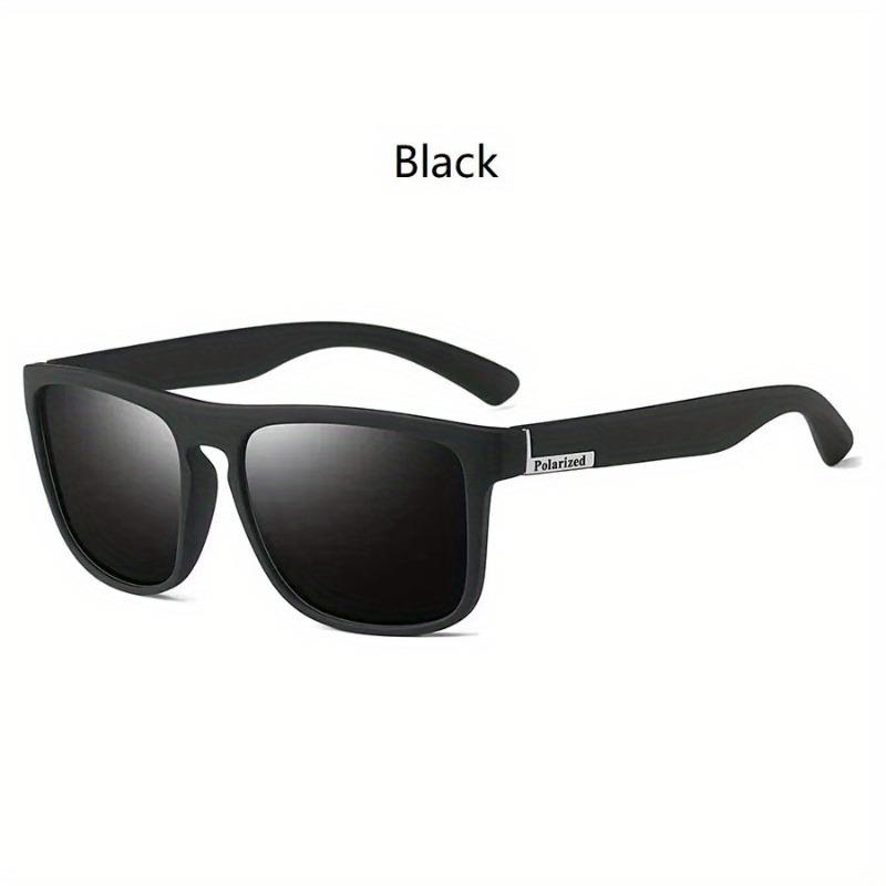

Classic Polarized Brand Design Sunglasses Men Women Driving Fishing Square Frame Sun Glasses Male Goggle UV400 чёрный