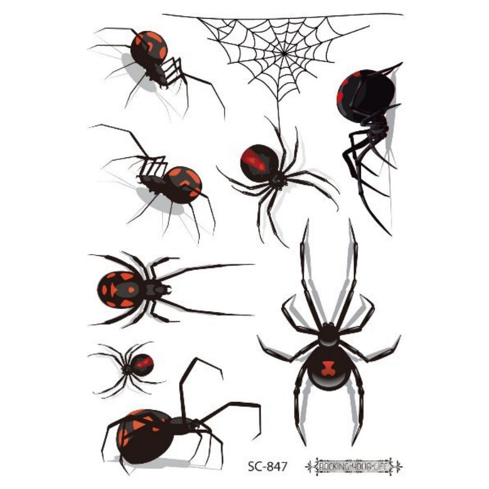 Cadılar bayramı Partisi Geçici Dövmeler Zombi Makyaj Skar Yara Kan Kanama dövme çıkartmalar Çocuklar Kadın Erkek Cosplay DIY Süslemeleri