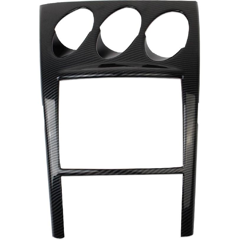 Carbon Fiber Style Center Console Dashboard Frame Cover Trim Accessories for Nissan 350Z