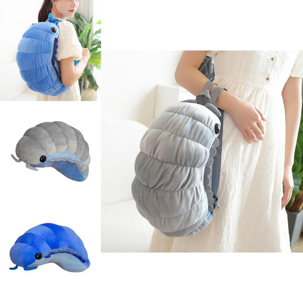 Plush Worm Watermelon Toy Cute Funny Insect Doll Backpack Girls Holiday Gift