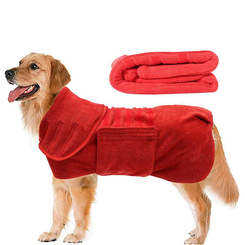 Quick Drying Dog And Cat Towels Soft Fiber Towels Absorbent Bath Towel Pet Bathrobe Convenient Cleaning Towel Pet Supplies