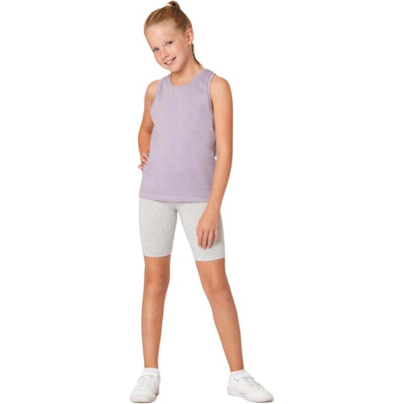 DECATHLON Comfortable Soft Stretch Shorts Children Grey