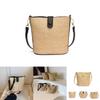 Elegant Pvc Bucket Bag 2024 Trendy Woven Design National Style Crossbody