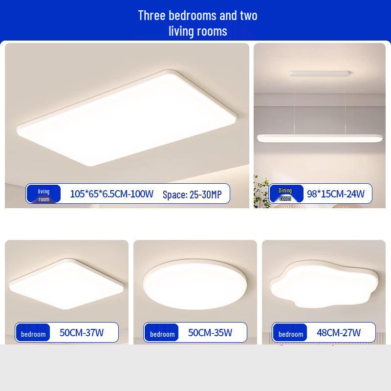 Dream Bubble Modern LED Ceiling Lamp with Tri-Color Dimming