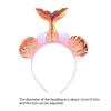 Adult Teen Tinsel Mermaid Headband Festival Fish Scale Hair Hoop for Christmas Party Performances Mardi Gras Headpiece