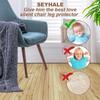 Silicone Chair Leg Caps 16/24/32pcs Table Foot Dust Covers Round/Square Furniture Leveling Legs Cups Home Floor Protector